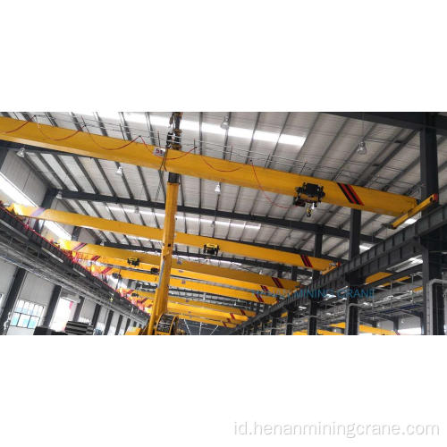 Kapasitas Pengangkatan 50T Listrik overhead girder overhead crane